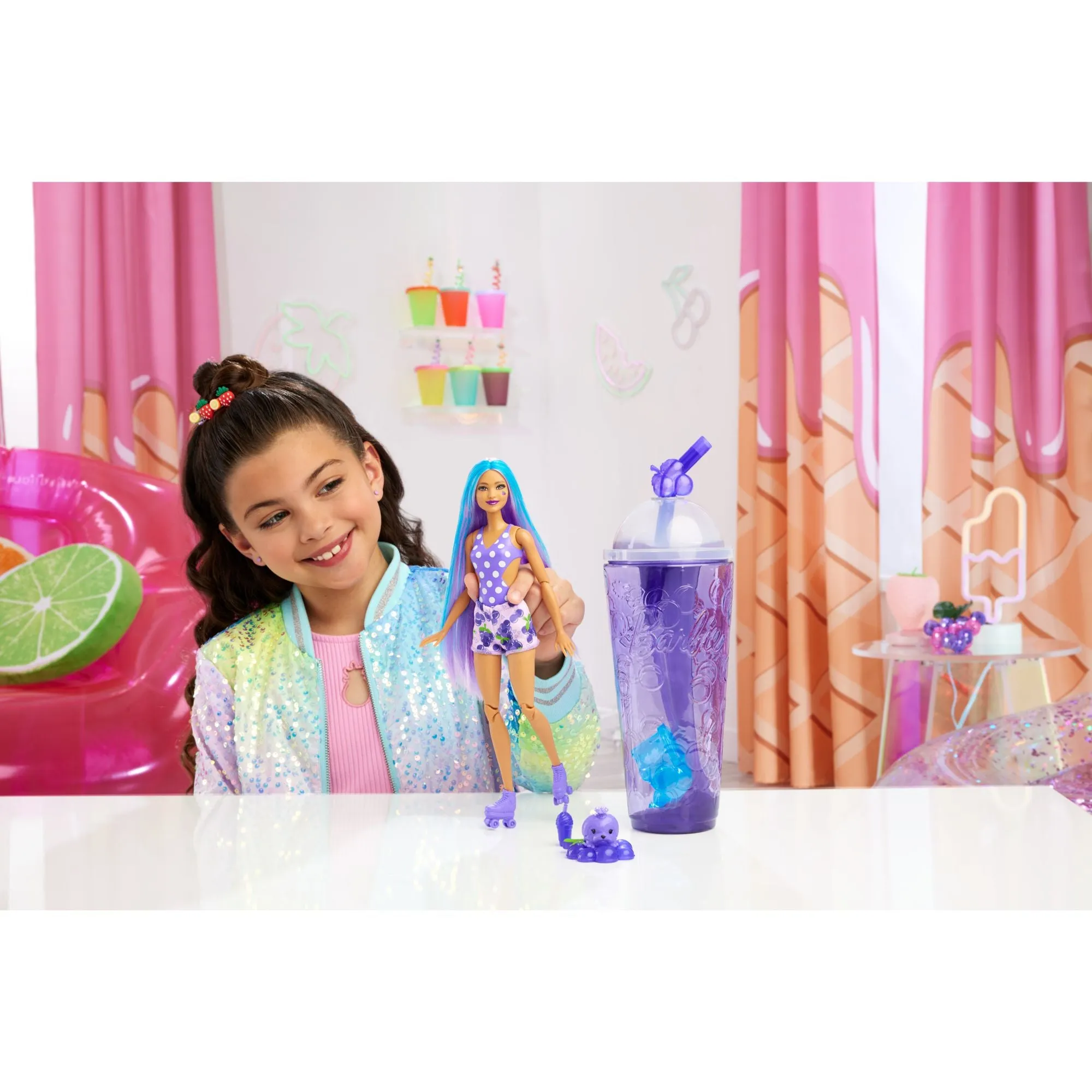 Barbie Pop Reveal Juicy Fruits Series - Grape Fizz