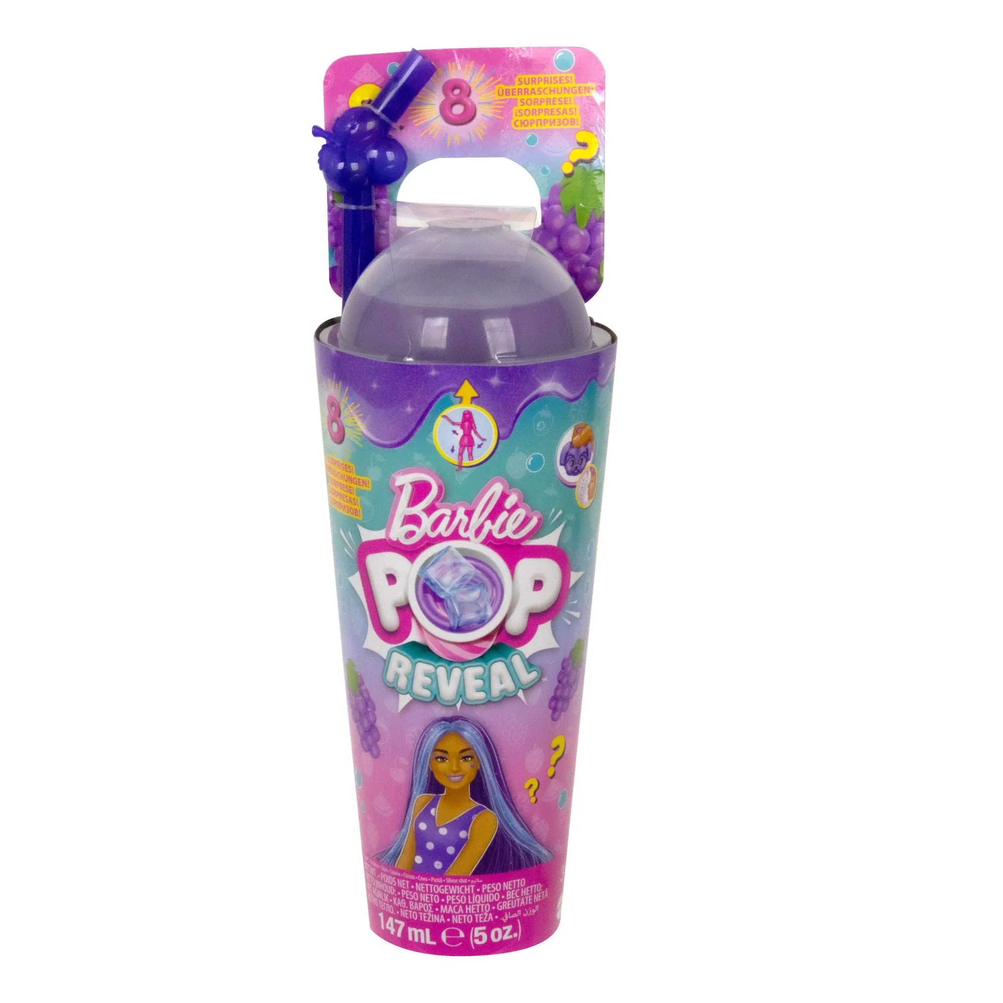 Barbie Pop Reveal Juicy Fruits Series - Grape Fizz