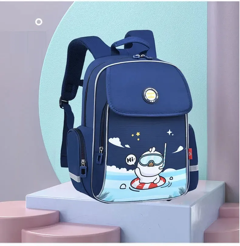 Bookworm Buddy Cartoon Backpack