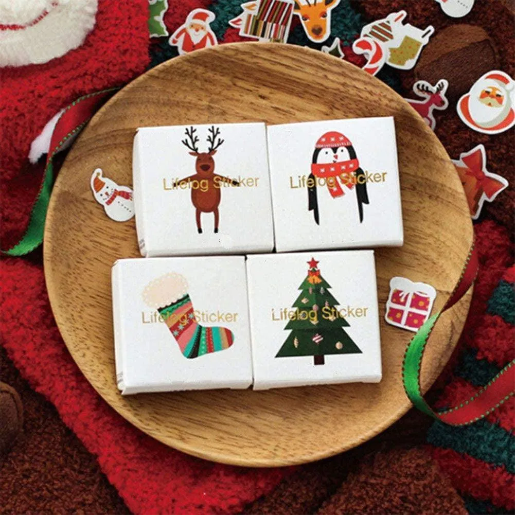 Christmas Theme Adhesive Label Stickers