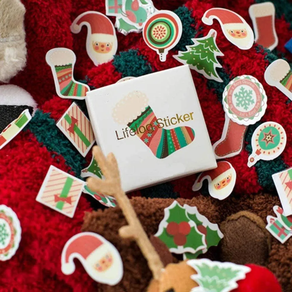 Christmas Theme Adhesive Label Stickers
