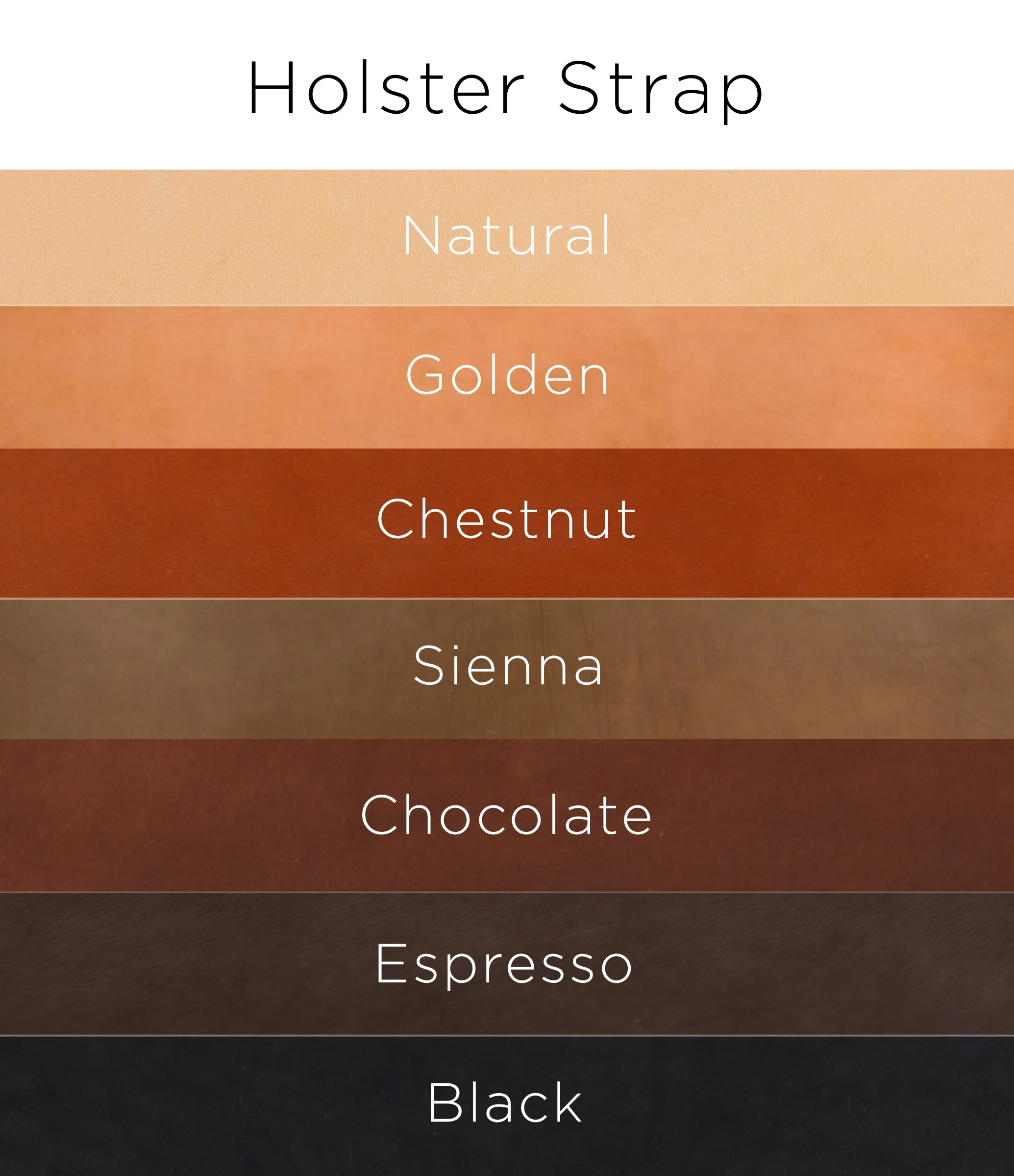 Espresso Holster Strap