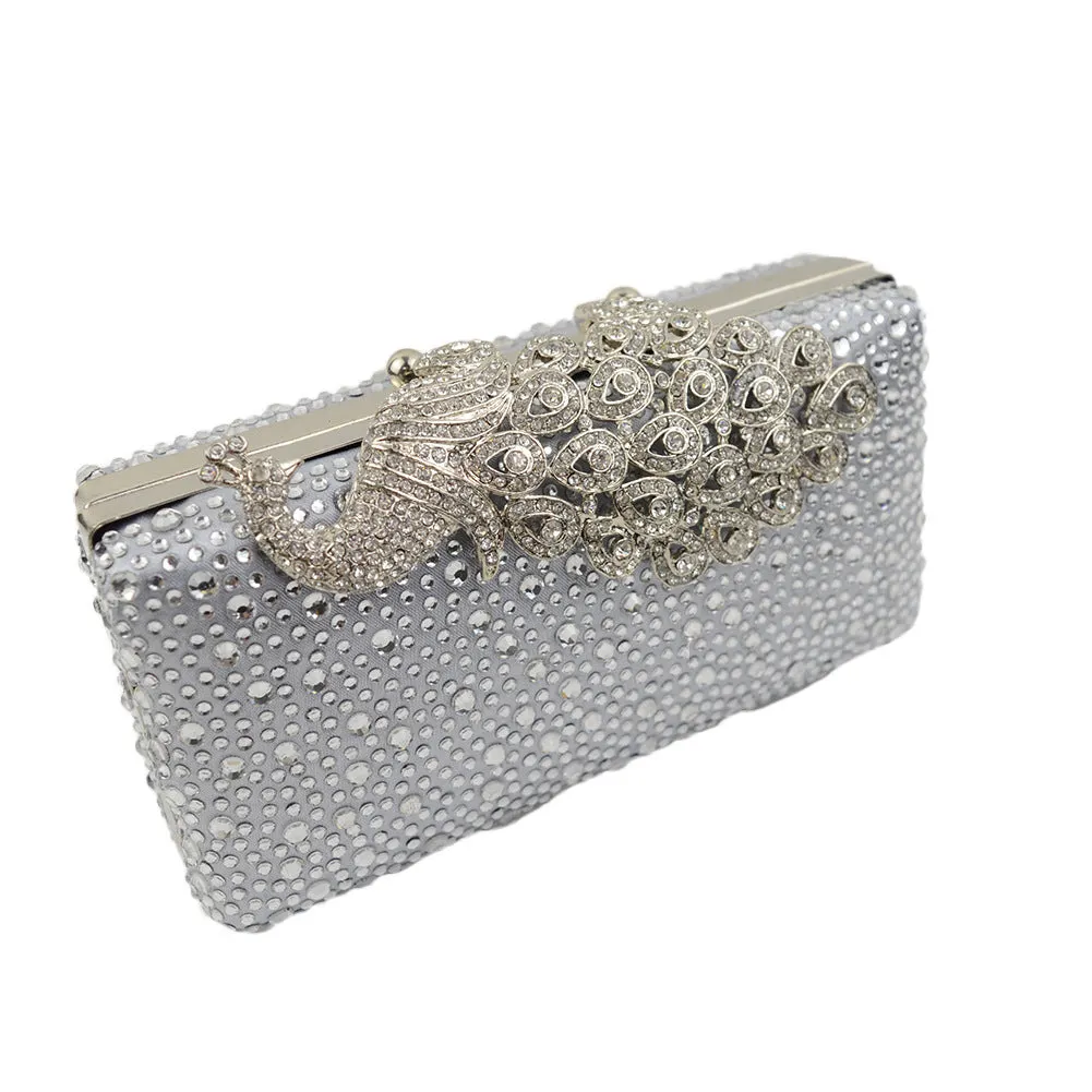 Fashion Peacock with Diamond Bag