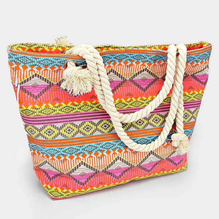 iLLASPARKZ Geometric Pattern Tote Bag