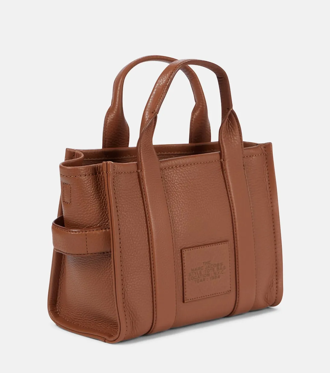 Marc Jacobs Small Leather Tote Bag, Brown