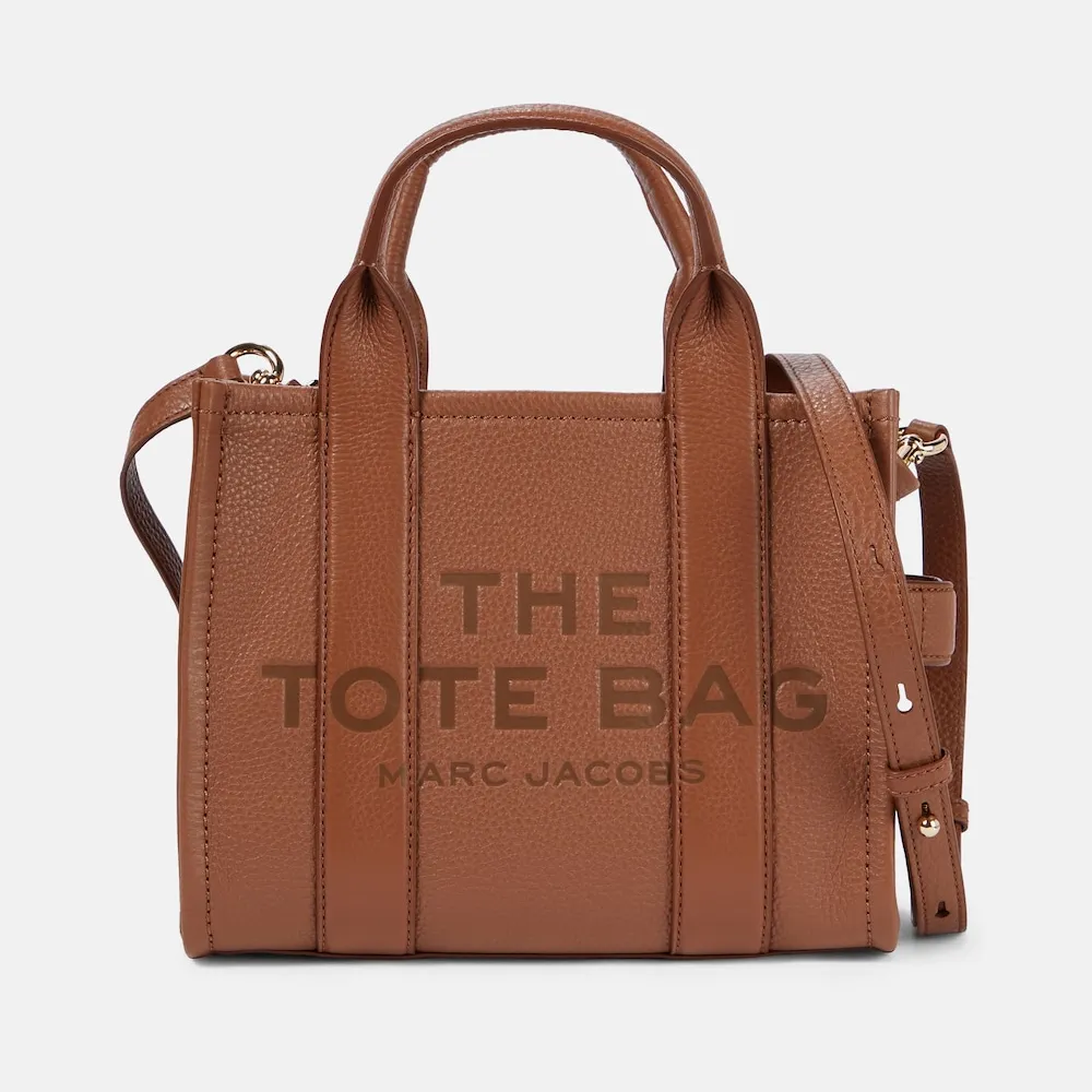 Marc Jacobs Small Leather Tote Bag, Brown