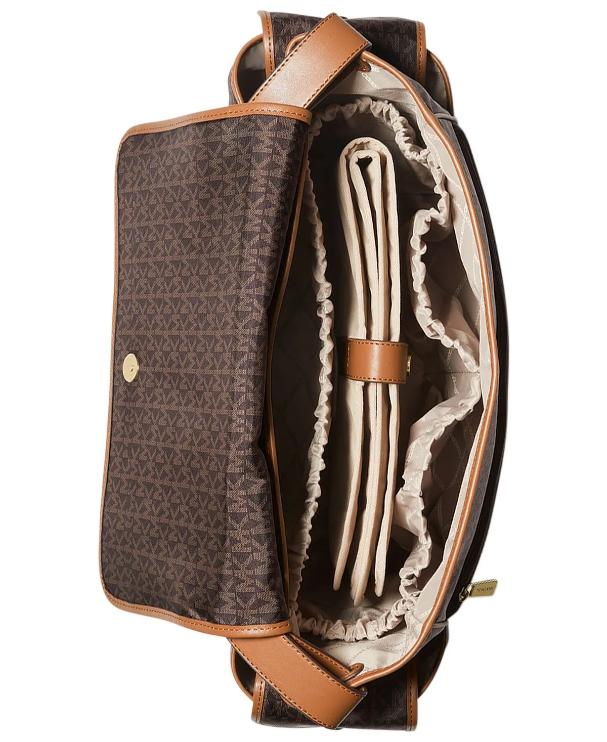 Michael Kors Signature Large Travel Diaper Messenger Bag, Multi
