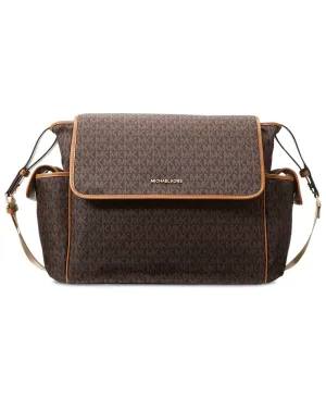 Michael Kors Signature Large Travel Diaper Messenger Bag, Multi