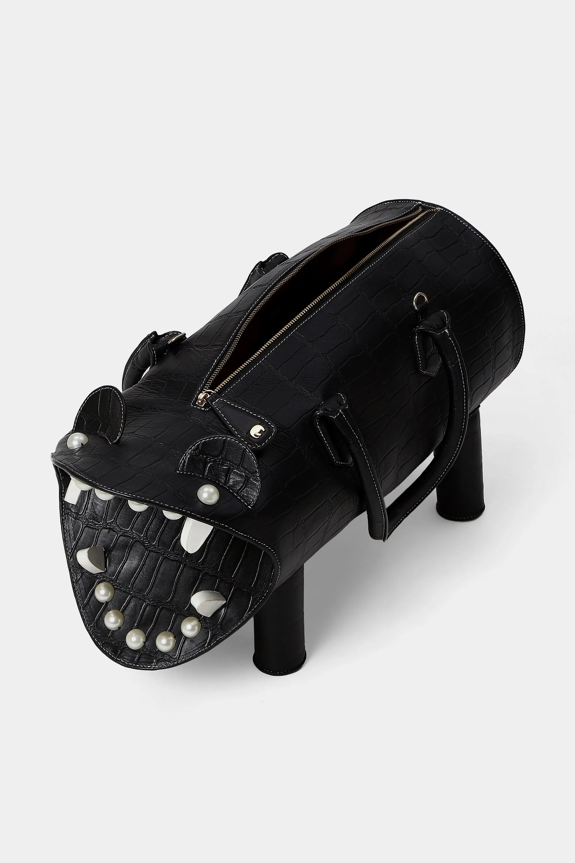 Noir Feline Duffle Bag