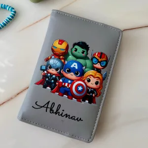 Passport Cover   Luggage Tag - Superhero