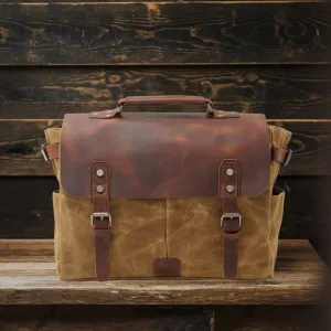 PETERSBURG | Canvas Crossbody Messenger Bag