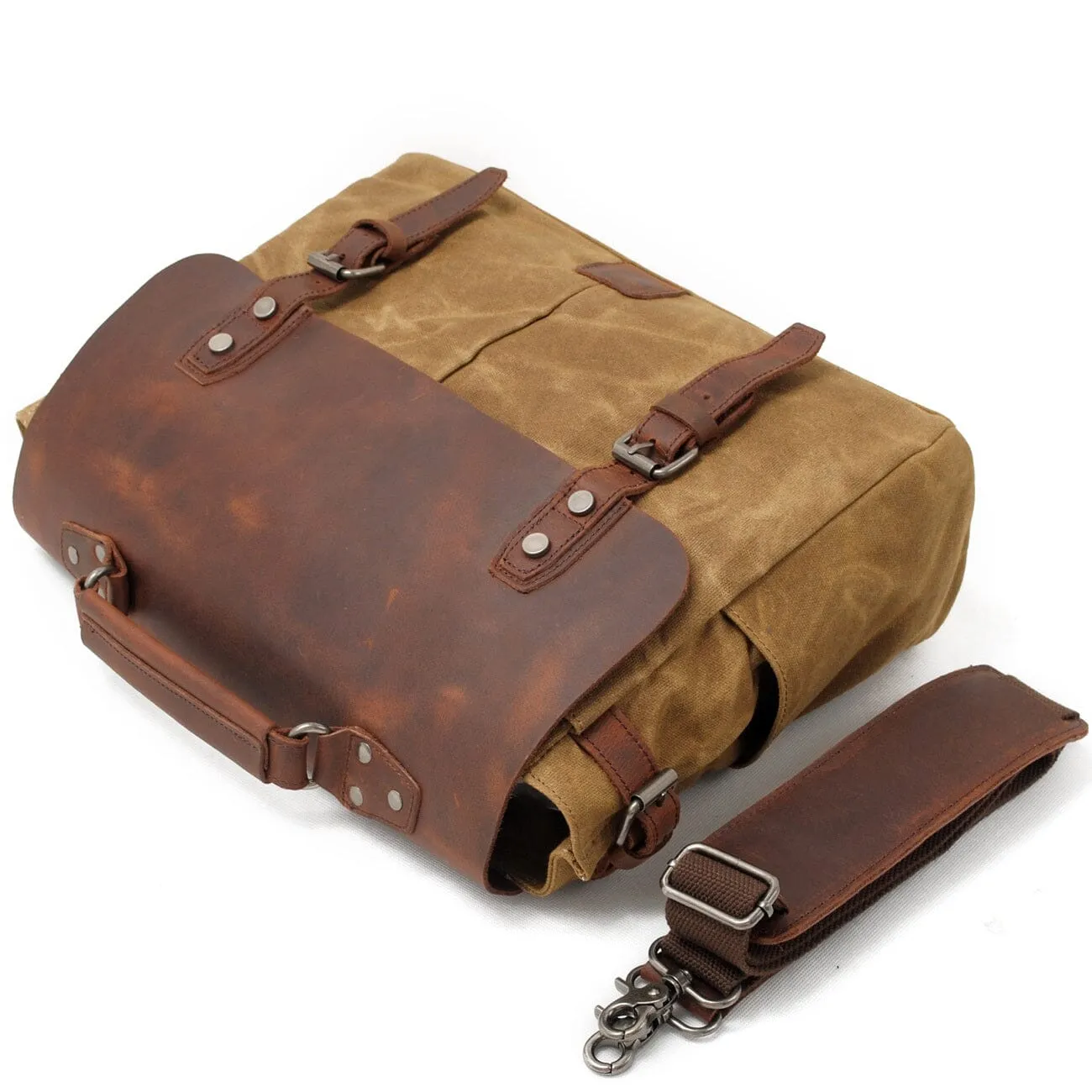 PETERSBURG | Canvas Crossbody Messenger Bag