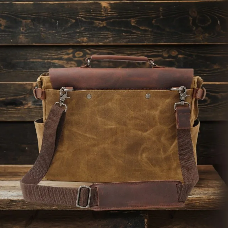 PETERSBURG | Canvas Crossbody Messenger Bag