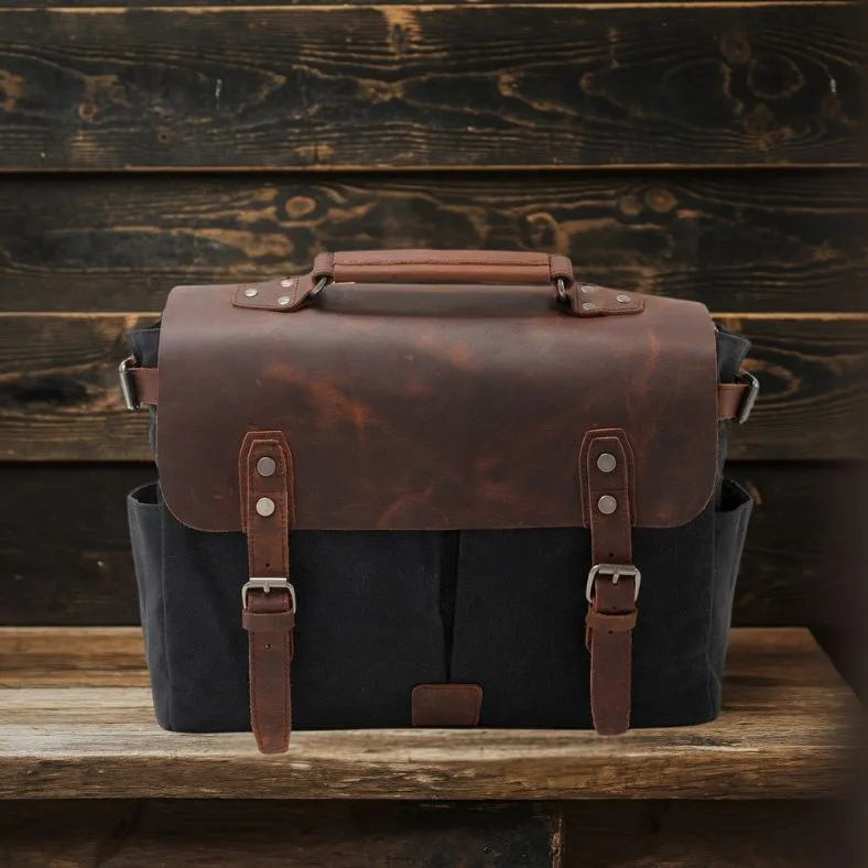 PETERSBURG | Canvas Crossbody Messenger Bag