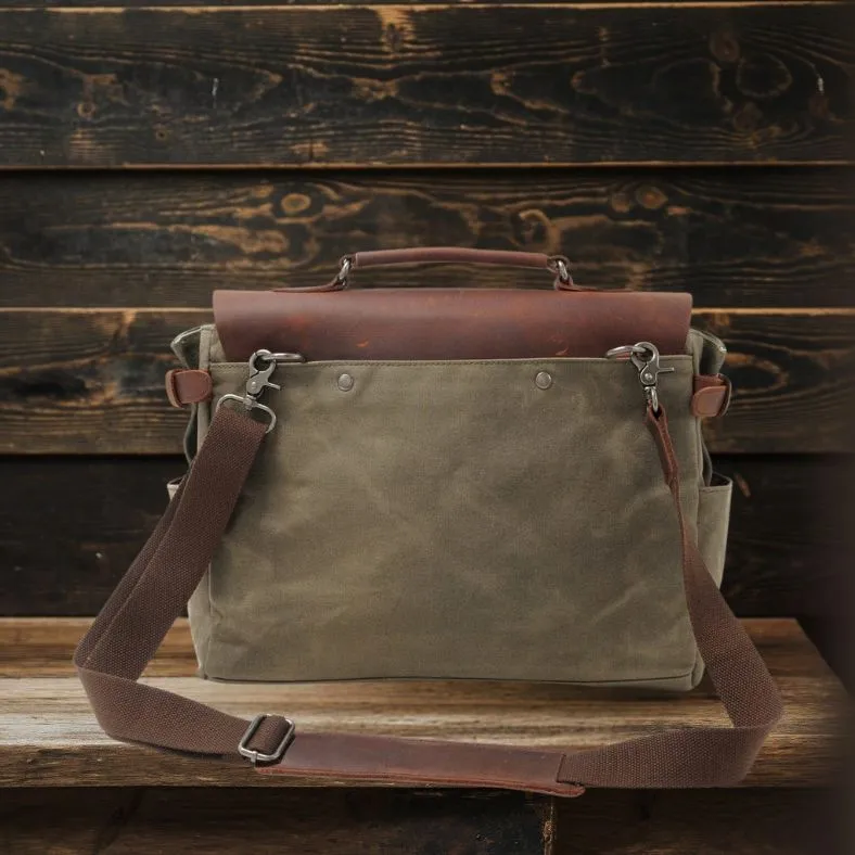 PETERSBURG | Canvas Crossbody Messenger Bag