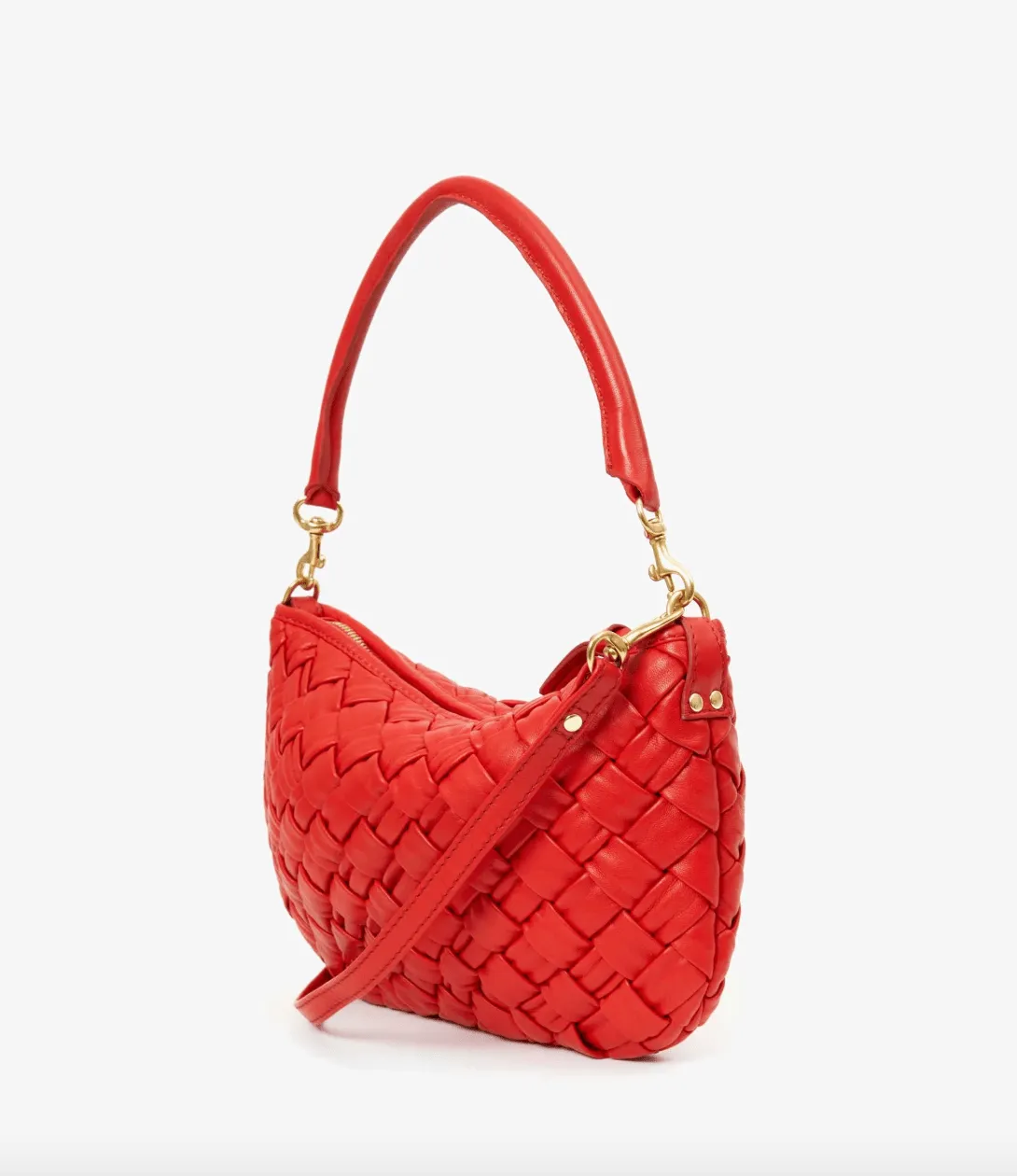 Petit Moyen Messenger Bag - Rosa Puffy Woven