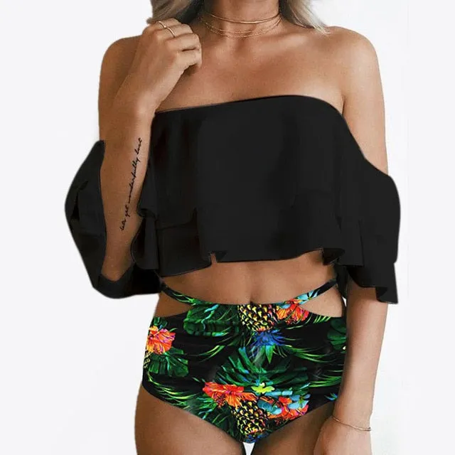 Sexy Bikini Women Swimwear High Waist