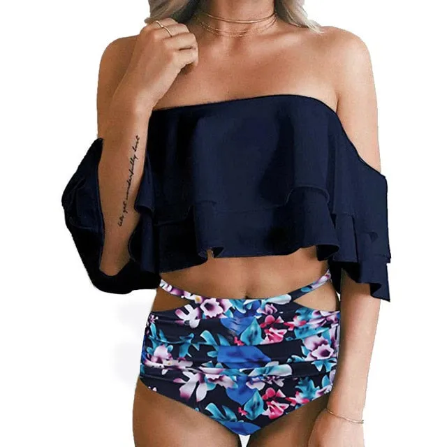 Sexy Bikini Women Swimwear High Waist
