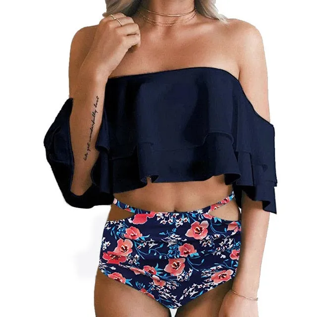 Sexy Bikini Women Swimwear High Waist