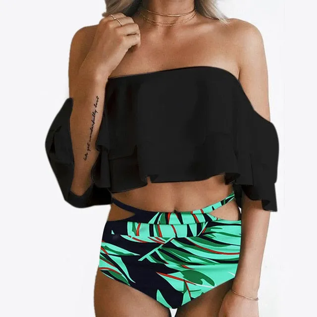 Sexy Bikini Women Swimwear High Waist