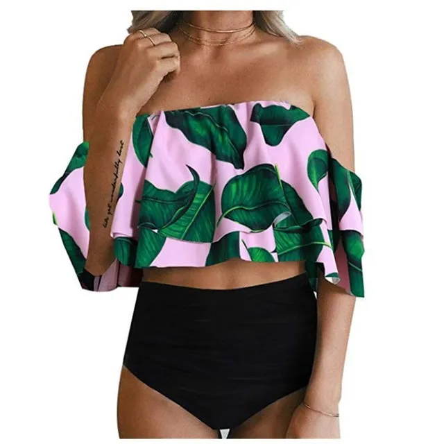 Sexy Bikini Women Swimwear High Waist
