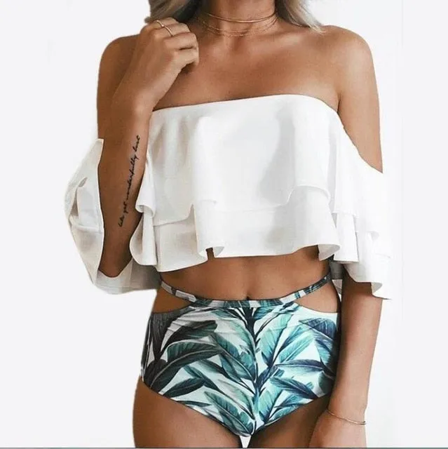 Sexy Bikini Women Swimwear High Waist