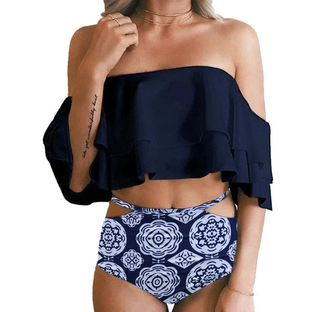 Sexy Bikini Women Swimwear High Waist