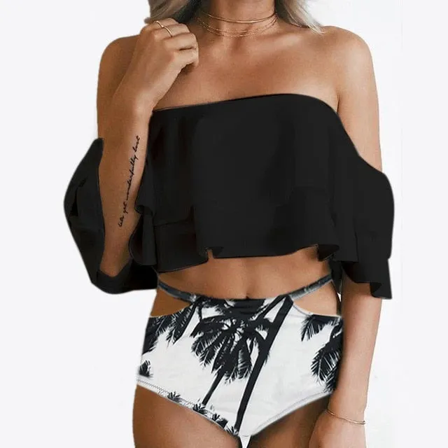 Sexy Bikini Women Swimwear High Waist