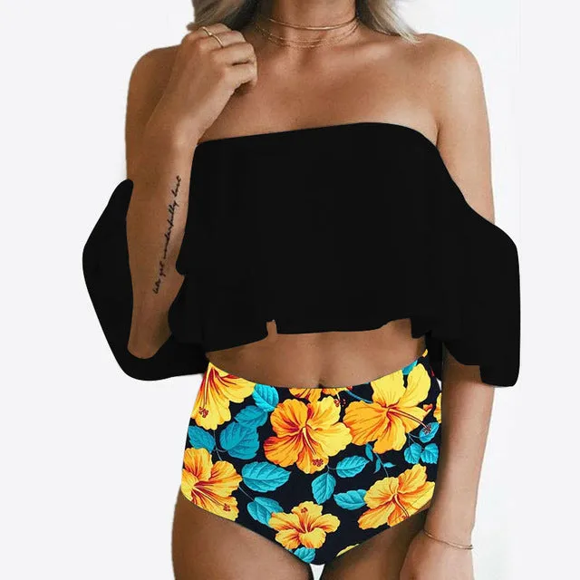 Sexy Bikini Women Swimwear High Waist